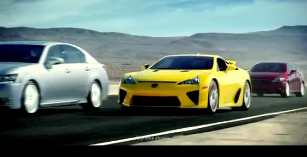 VIDEO: „Unleash the LFA” – concurs Lexus pe facebook!
