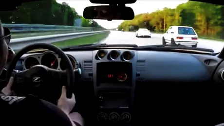 Porsche vs Nissan vs Golf pe o autostradă fără limită de viteză. Cine câştigă? VIDEO
