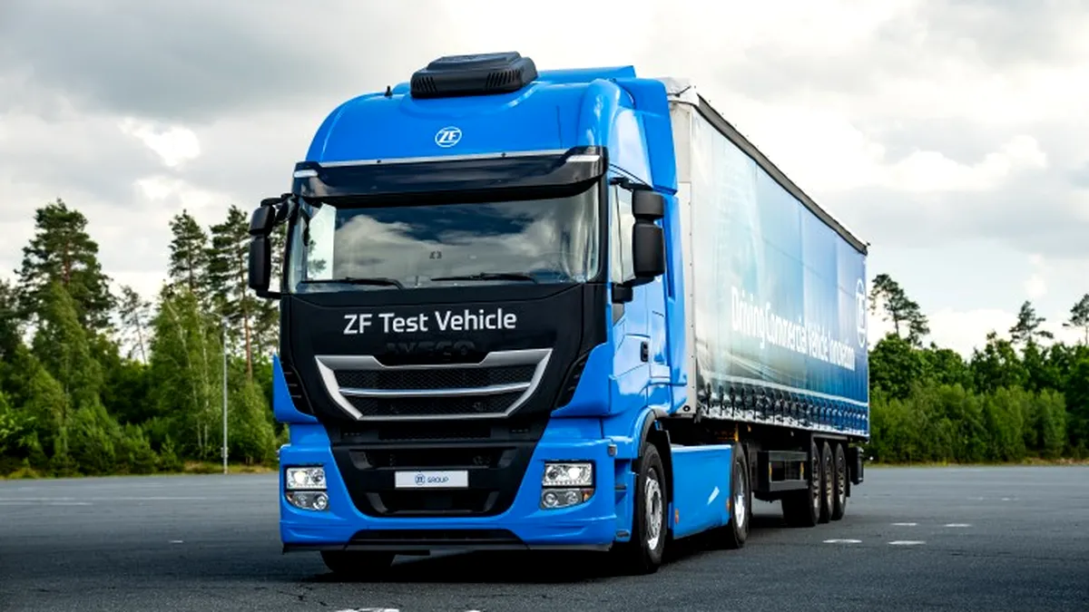 ZF prezintă noile sale sisteme de siguranță pentru vehiculele comerciale