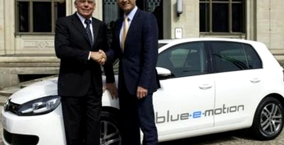 Deocamdată doar concept: Volkswagen Golf blue-e-motion