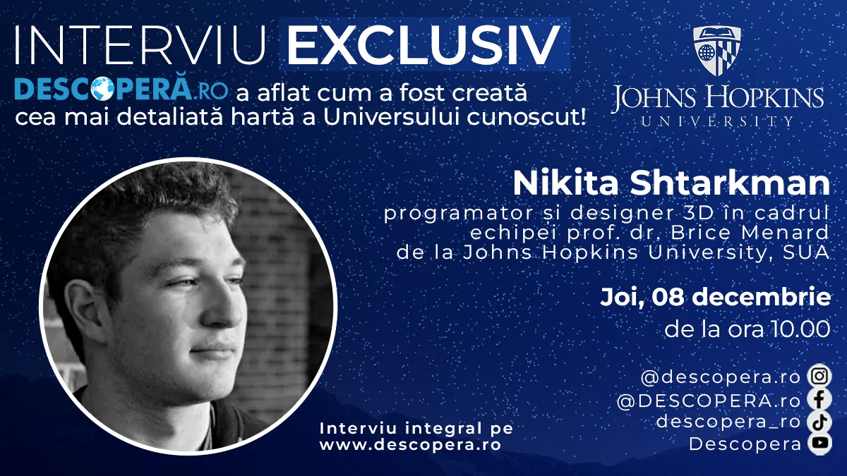 INTERVIU EXCLUSIV – DESCOPERĂ.ro a aflat cum a fost creată cea mai detaliată hartă a Universului cunoscut!