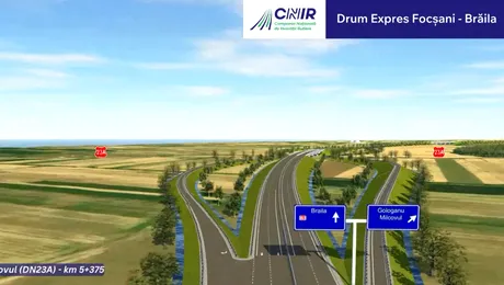 Primul Drum Expres din România cu bandă de urgență, ca pe autostradă. Șoseaua va avea o lărgime totală de 23 de metri