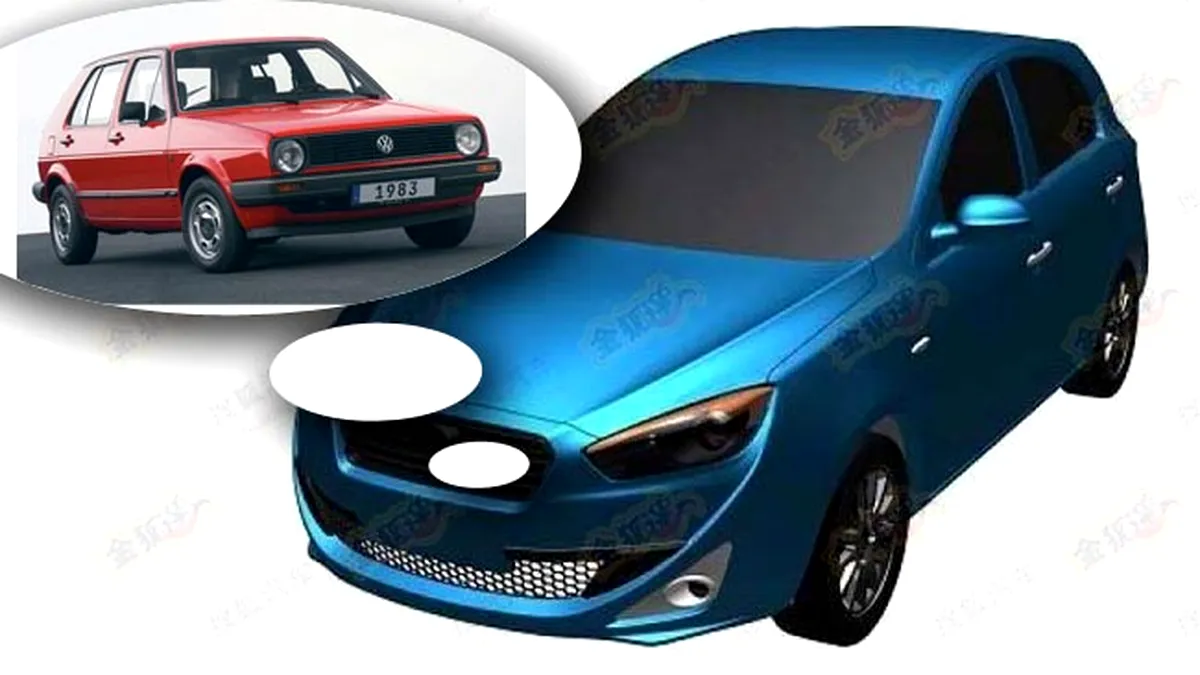 Machiaj substanţial pentru VW Golf 2 în China - iată noul FAW Oley