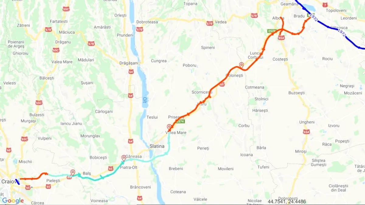 Drumul expres DX12 Craiova Pitești: S-a semnat contractul pe ultimele două tronsoane