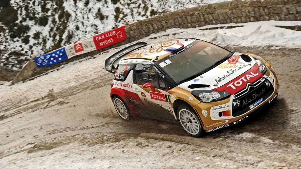 Sebastien Loeb a câştigat Raliul Monte Carlo