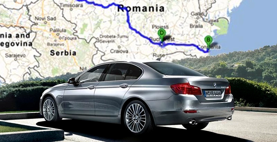 Doi români, un BMW 520d xDrive şi 1600 kilometri cu un singur plin de carburant