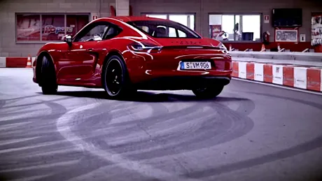 Porsche Cayman GTS ne oferă demonstraţii de karting. VIDEO