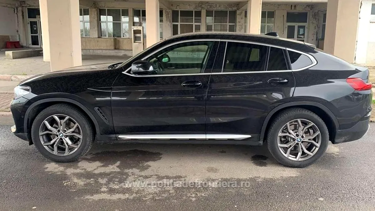 Un BMW X4 căutat de autoritățile române, descoperit de poliţiştii giurgiuveni