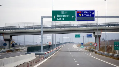 CNADNR închide 22 de km din autostrada A1, între Sălişte şi Cunţa