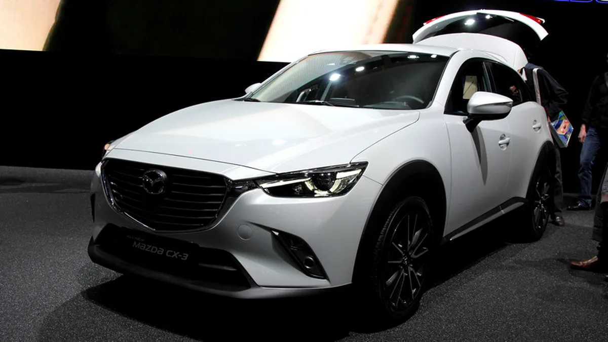 Am văzut Mazda CX-3 la Geneva şi mi-a plăcut. Mult