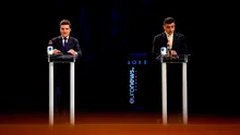 Dezbatere Nicușor Dan vs George Simion. Pozițiile celor doi candidați privind apartenența României la NATO, UE și parteneriatul cu SUA