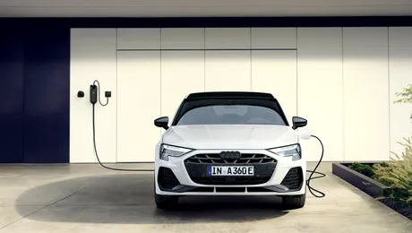 Audi lansează o nouă versiune PHEV pentru compacta A3 cu până la 143 km autonomie electrică