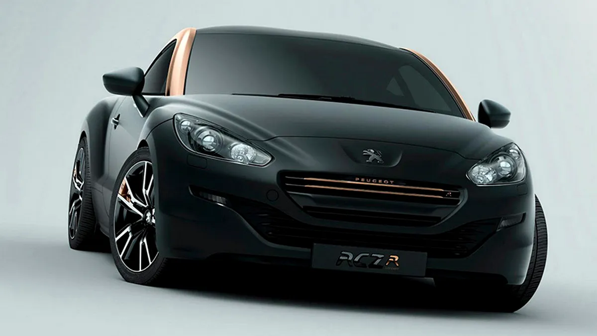 Peugeot RCZ R: cel mai puternic Peugeot de serie din istorie vine la Paris sub formă de concept