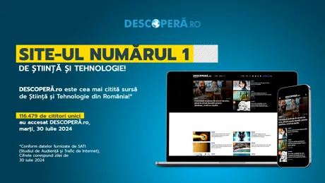 DESCOPERĂ.ro, cel mai citit site de Știință și Tehnologie din România!