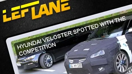 Spionat: Hyundai Veloster în paralel cu Volkswagen Scirocco