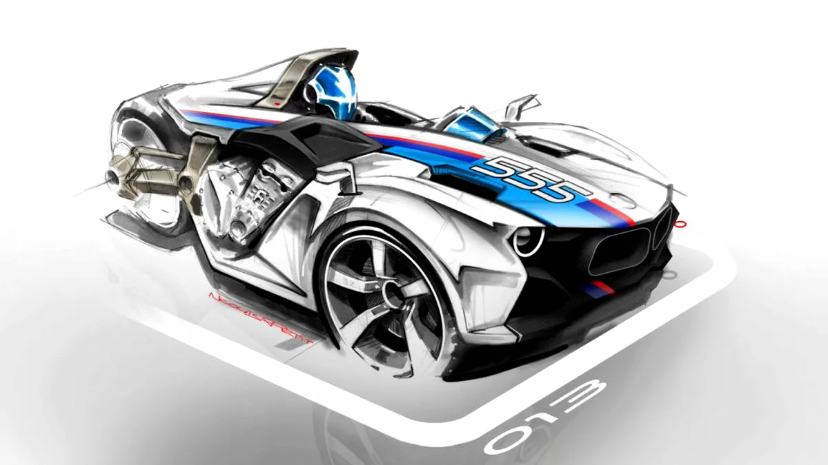 Concept BMW cu trei roţi: K1600 GT 3-Wheeler