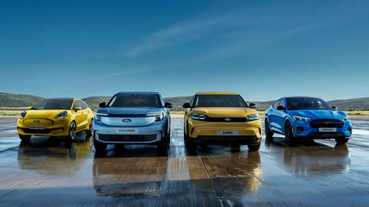 Valoarea programului Ford Ecobonus se majorează la 9.600 euro pentru mașini electrice (P)