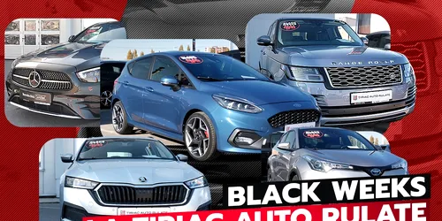 Black Weeks la Țiriac Auto Rulate – Peste 200 de mașini la prețuri atractive