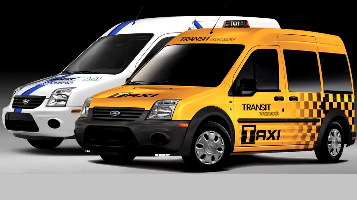 Ford Transit Connect Electric și Taxi la Chicago 2010