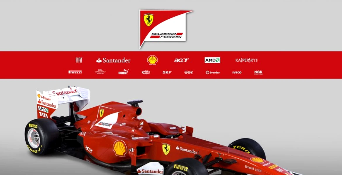 Noul monopost Ferrari de F1