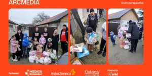 ARCMEDIA aduce bucuria Crăciunului mai aproape de copiii care au cea mai mare nevoie
