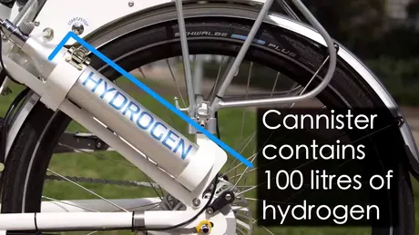 Hy-Cycle e bicicleta cu hidrogen pentru traficul urban aglomerat