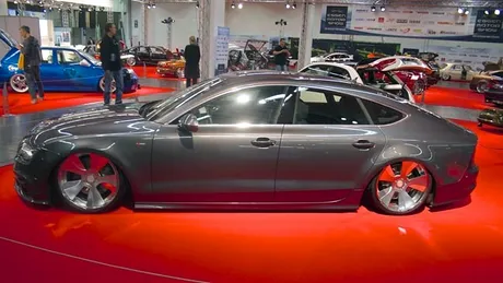 Tuning extrem: Audi A7 lowrider la Essen Motorshow