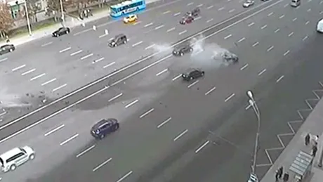 Limuzina lui Putin a fost implicată într-un accident grav. Şoferul preferat al preşedintelui rus a murit pe loc - VIDEO