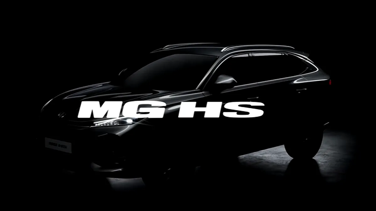 Avem imagini cu viitorul MG HS. Data de lansare a SUV-ului a fost confirmată oficial - VIDEO