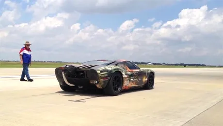 Record de viteză pentru Hennessey Ford GT la Texas Mile 2012