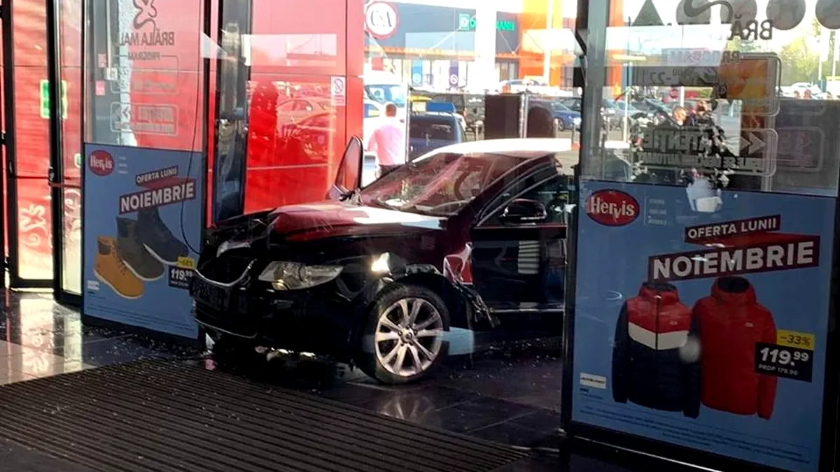 Condamnare record pentru șoferul care a intrat în plin în oameni într-un mall din Brăila
