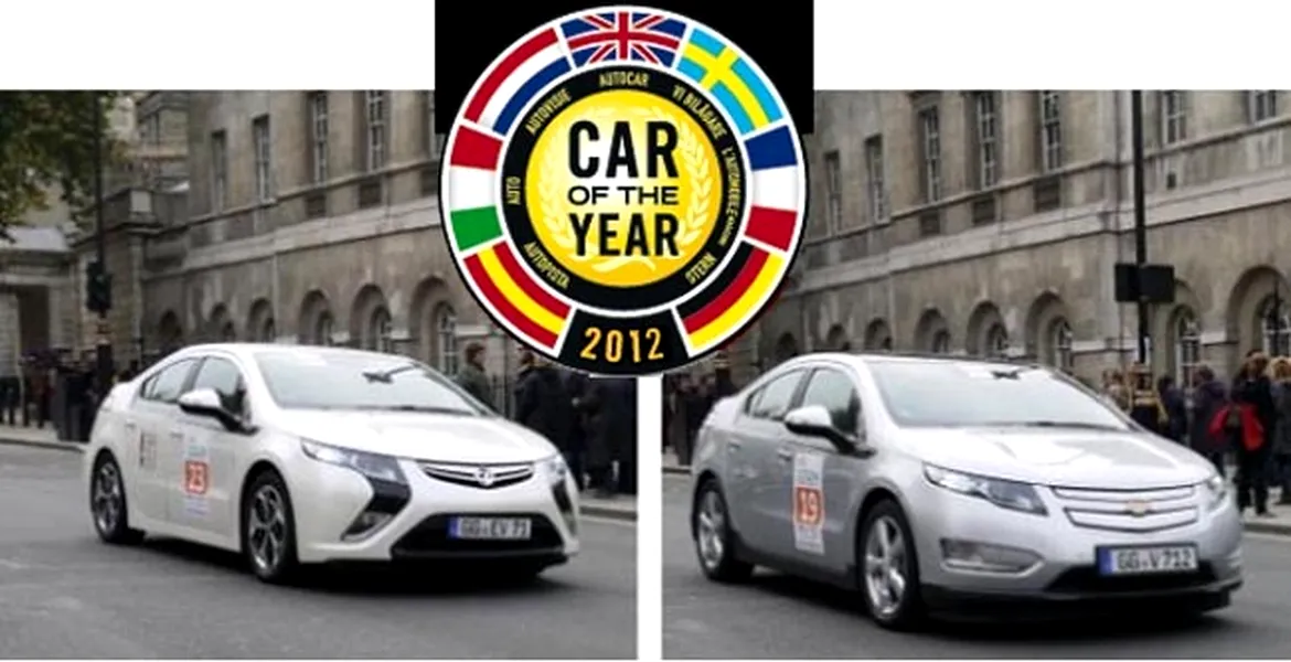 Titlul ”European Car of the Year 2012” este câştigat de Opel Ampera/Chevrolet Volt