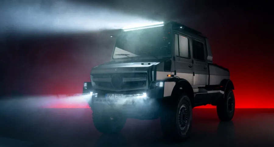 Unimog Deluxe (Sursa: special.mercedes-benz-trucks.com)