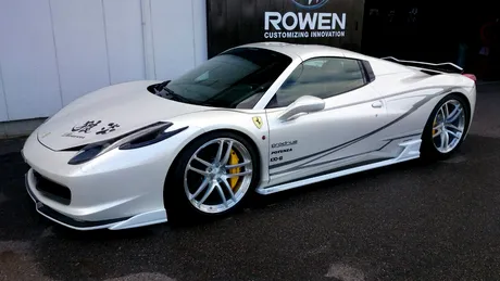 Rowen transformă italianul Ferrari 458 într-o maşină demnă de filmul Tokyo Drift