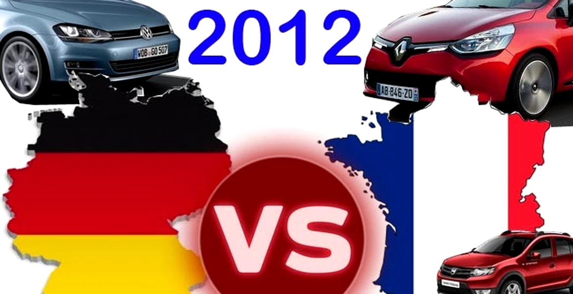 Vânzările de maşini noi în 2012, pe pieţele auto din Germania şi Franţa