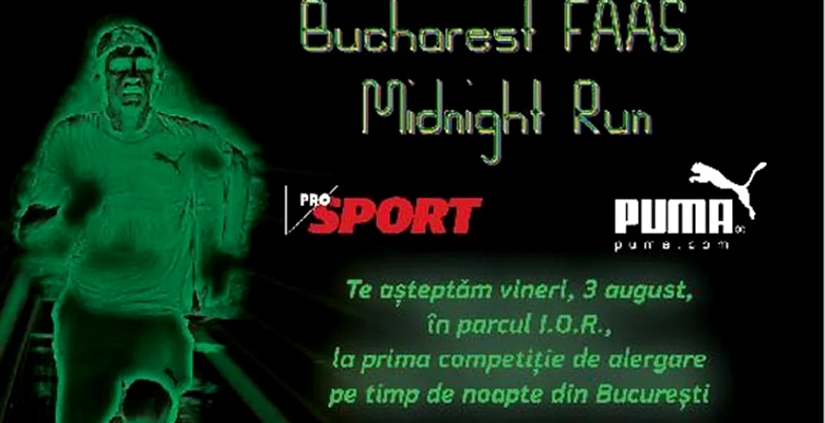 Bucharest FAAS Midnight Run – primul concurs de alergare la miezul nopţii