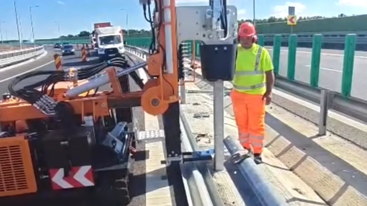Autostrada A7 intră în reparații. Peste 100 de bucăți de parapet au fost deja distruse în accidente