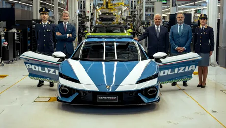 Lamborghini a realizat un Temerario dedicat poliției italiene. Este al șaselea model din flota polițiștilor din Italia