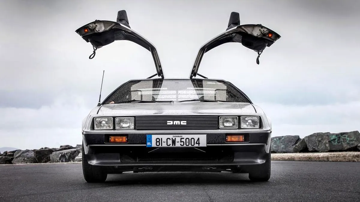 DeLorean a publicat prima imagine-teaser cu viitorul supercar electric EVolved
