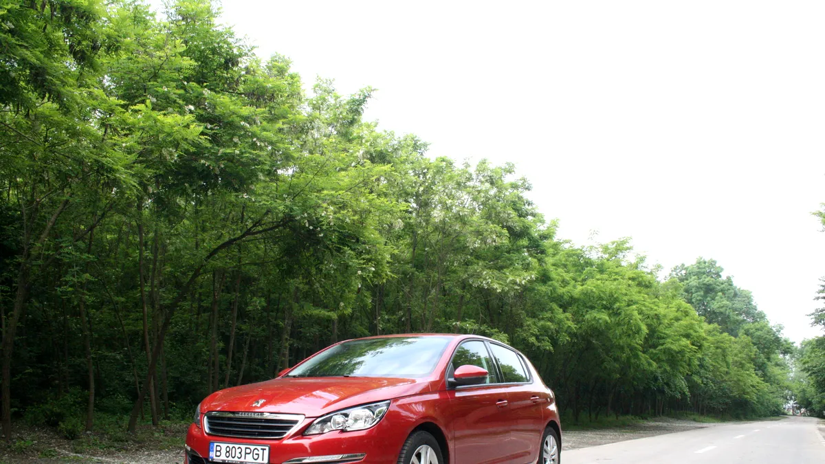 TEST DRIVE Peugeot 308 - O combinaţie de eleganţă şi sportivitate - GALERIE FOTO