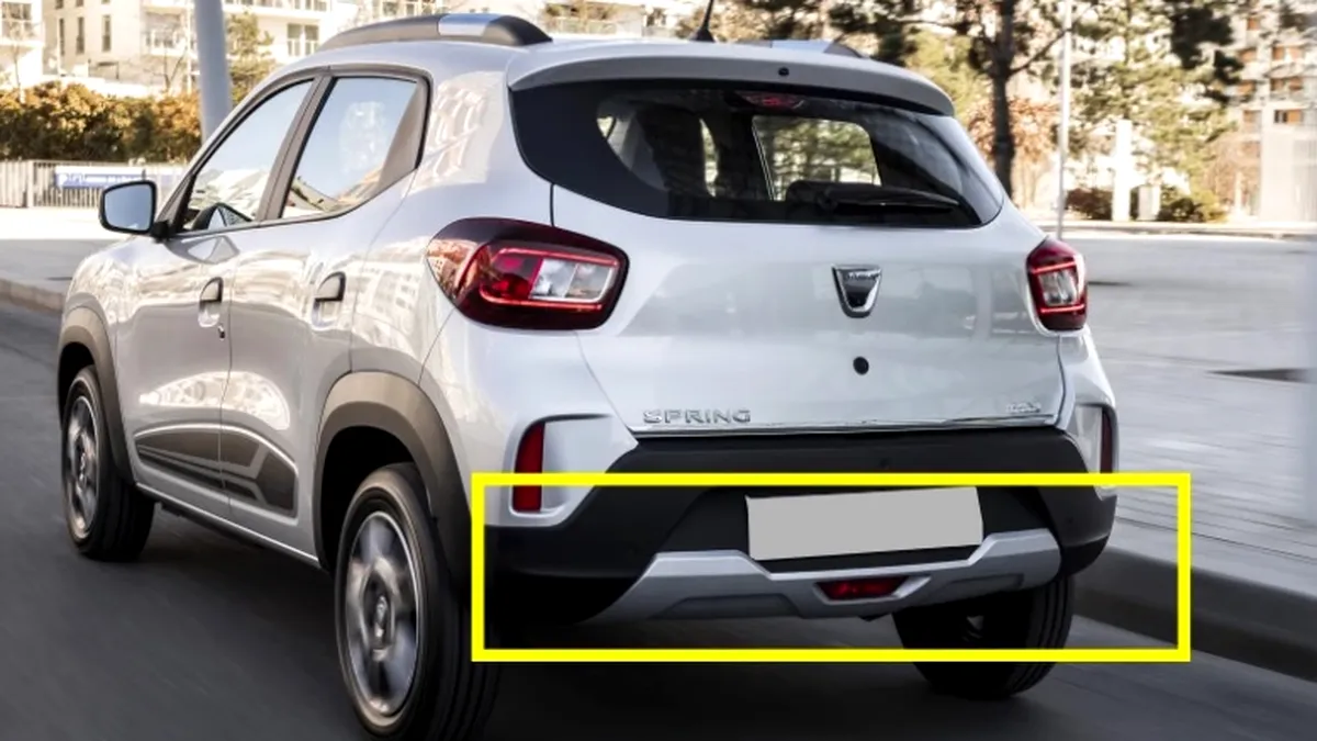Cât costă să pui evacuări false pe Dacia Spring. Piese disponibile pe AliExpress
