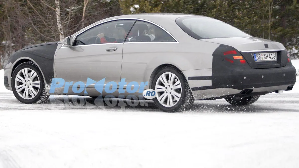 Mercedes S-Class Coupe - Imagini spion