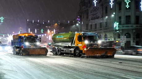 Acestea sunt zonele din Bucureşti unde vor fi probleme cu deszăpezirea 