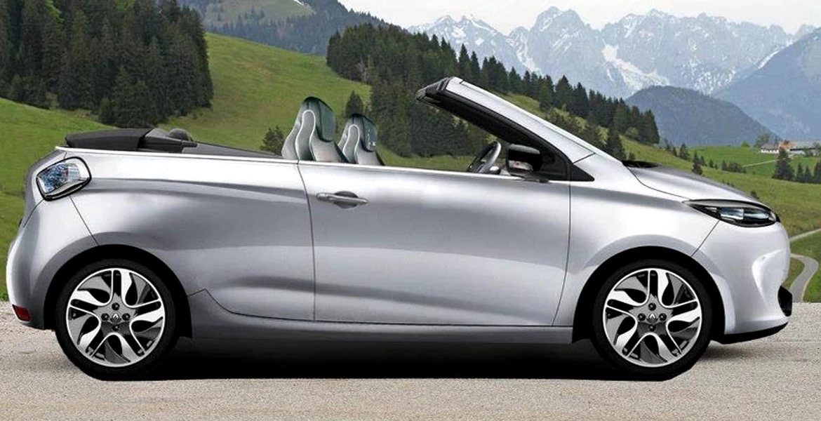 Idee oficială de maşină electrică decapotabilă: Renault Zoe Cabriolet