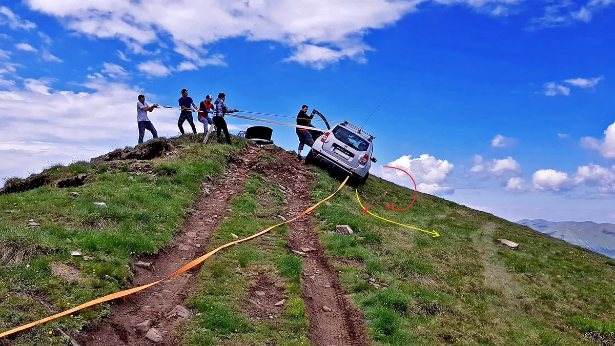 Dacia Duster - Demonstrație de forță în off-road. VIDEO