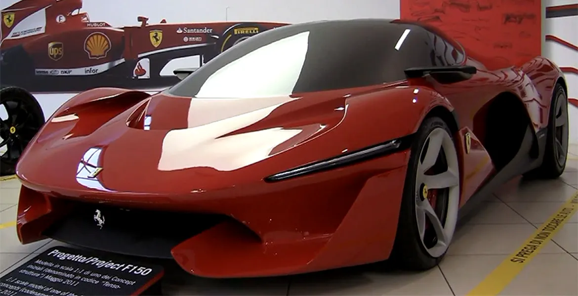 Ferrari Tensostruttura Concept sau cum ar fi putut arăta noul LaFerrari. VIDEO