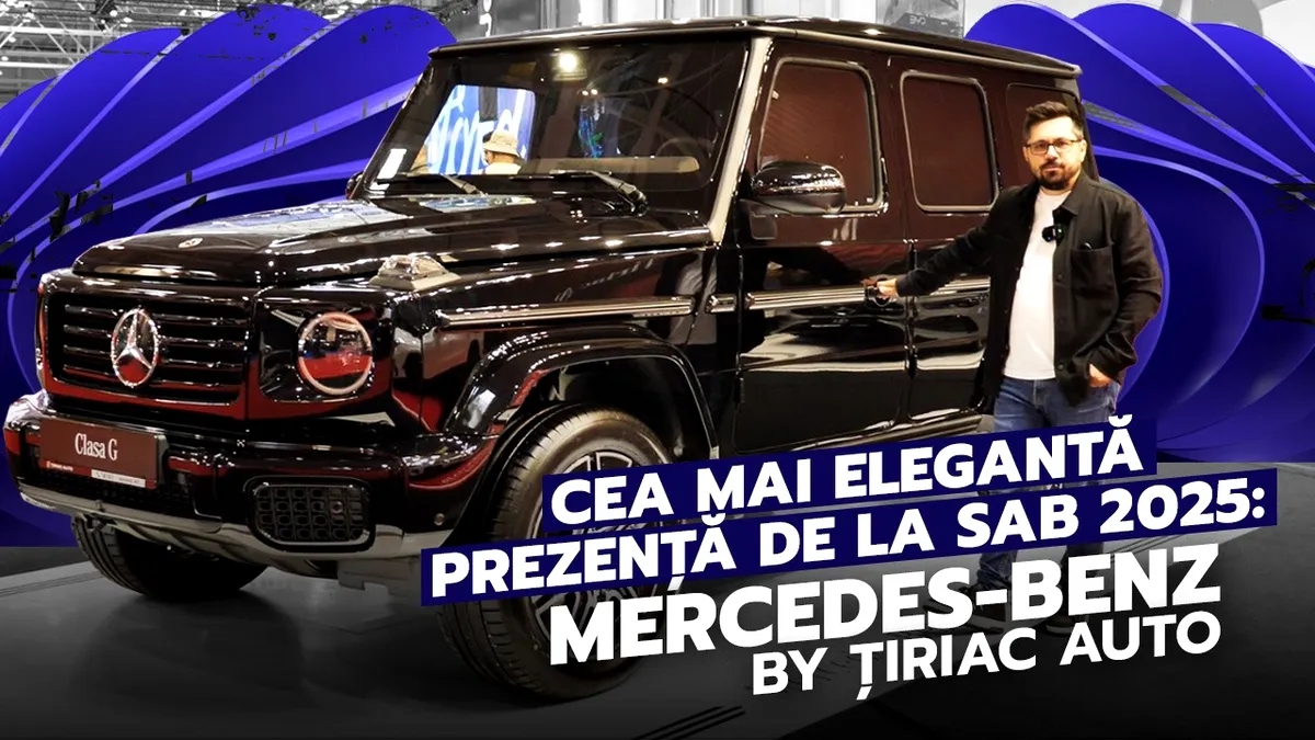 Experiența Mercedes-Benz by Țiriac Auto, atracția Salonului Auto București 2025