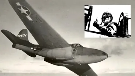 Bell P-59, avionul secret din 1942.  De ce pilotul său purta o mască de gorilă și fuma un trabuc