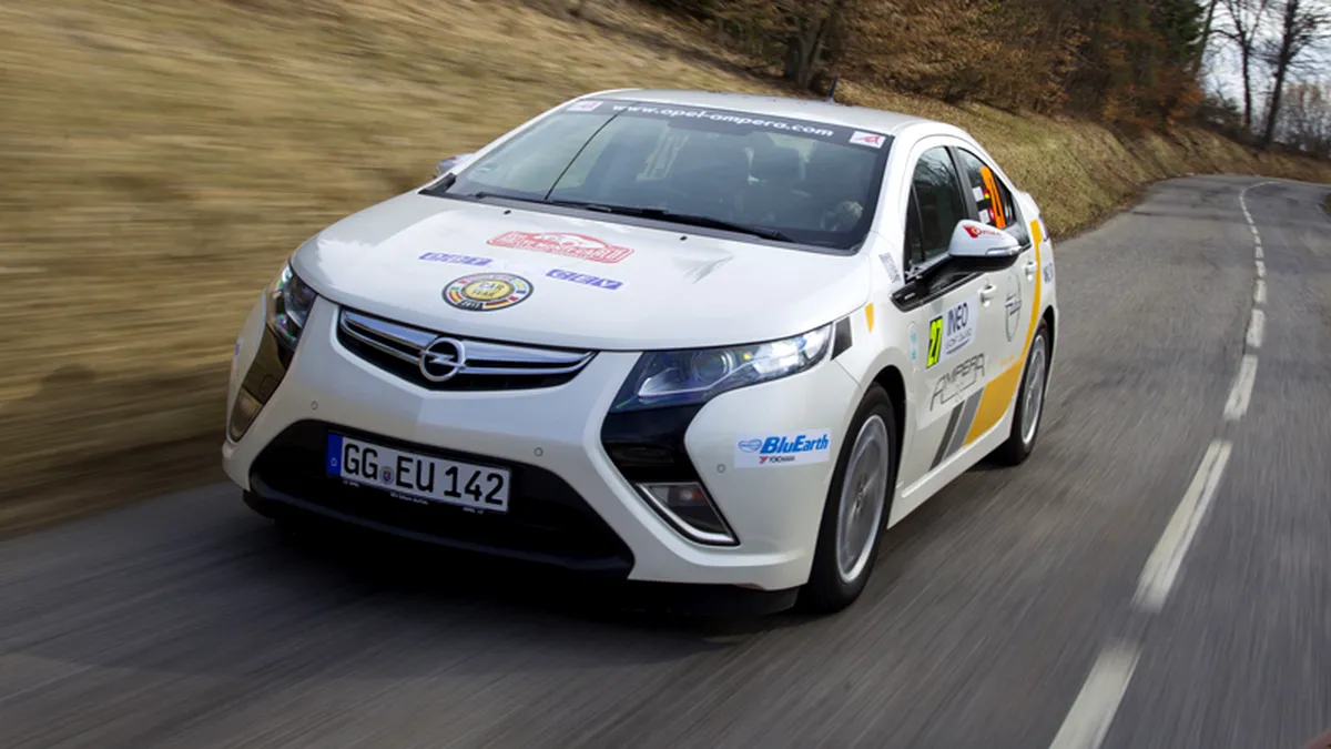 Pe laurii victoriei: Opel Ampera câştigă Raliul Monte Carlo