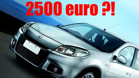 Renault pregăteşte maşina de 2.500 euro